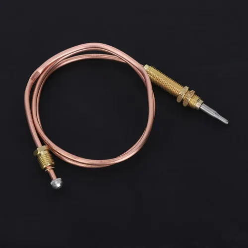 Miniatura 8 de Piezas de repuesto para fogatas de termopar, rosca M8 para quemador de gas, sonda de termopar de 23.622 in, calentador al aire libre, accesorios