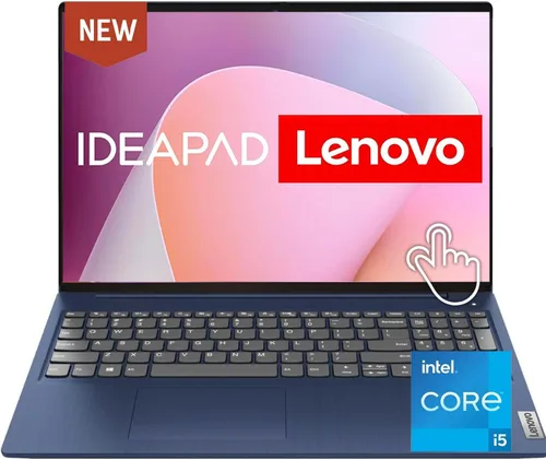 Lenovo IdeaPad Slim • Portátil con pantalla táctil FHD de 15,6 pulgadas • Intel Core i5-1335U (10 núcleos) • 16 GB DDR4RAM • SSD de 1 TB • Obturador