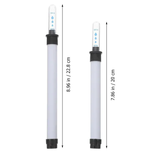 Miniatura 2 de BESTOYARD Indicador de agua para plantas en macetas para uso en interiores y exteriores, medidor de humedad del suelo con escala transparente