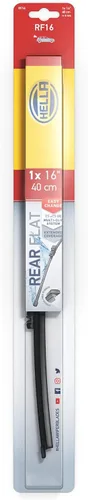 Miniatura 2 de Hella Limpiaparabrisas plano de goma recubierto de grafito de 16 pulgadas, calidad de equipo original, para todas las estaciones, se adapta a Audi