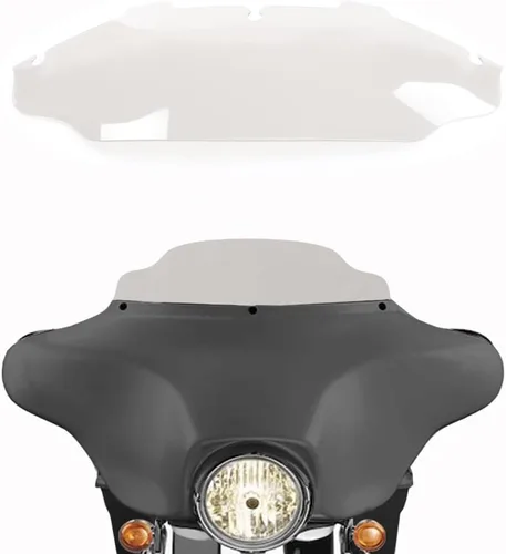 Miniatura 11 de Parabrisas negro de 4.5" para motocicleta, compatible con Harley Davidson Touring Street Glide Electra Glide FLHT FLHTCU Ultra Classic Glide FLHX