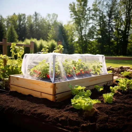 Miniatura 6 de Red de jardín para cubierta de pájaros, insectos e insectos de 10 x 10 pies Mosquitera de tela de malla blanca de varios tamaños para protección