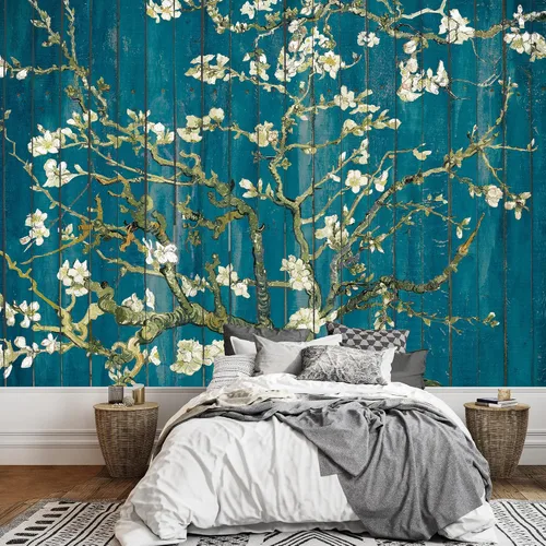 Miniatura 19 de wall26 - Noche estrellada sobre el ródano por Vincent Van Gogh - Impresionismo holandés - Mural de pared grande para despegar y pegar del artista