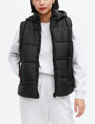 Miniatura 4 de Lentta Chaleco acolchado sin mangas para invierno cálido con capucha para mujer