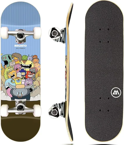 Miniatura 22 de Magneto Complete Cruiser Starter Skateboard