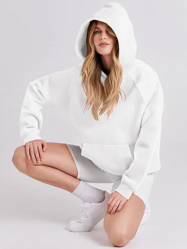 Miniatura 167 de ANRABESS - Sudaderas con capucha para mujer, sobre talla, de vellón de manga larga, modelo de 2024, para otoño