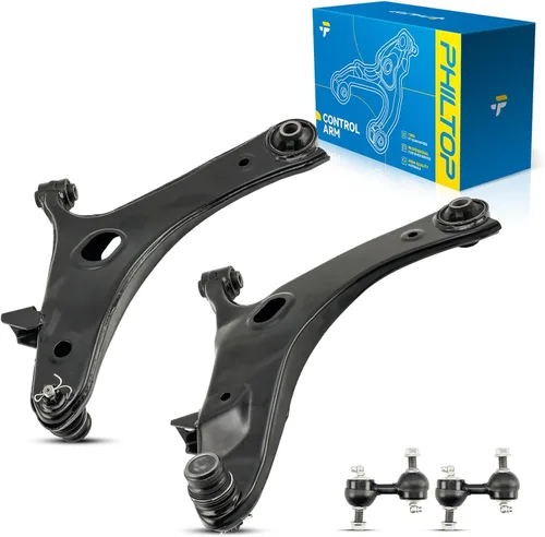 Miniatura 185 de PHILTOP Kit de suspensión delantera de 10 piezas, brazos de control inferiores con juntas de bola, eslabones de extremo de barra estabilizadora