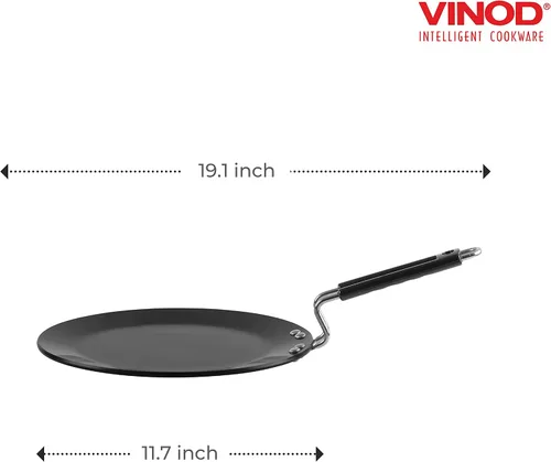 Miniatura 2 de Vinod Roti Tawa Anodizado Duro 28 cm (11") - Plancha para Crepas