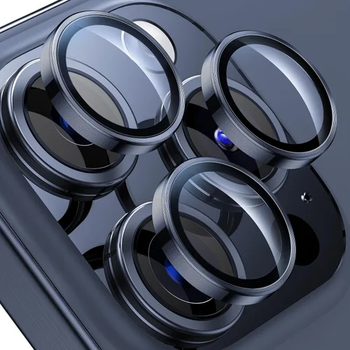 Miniatura 10 de WSKEN Protector de lente de cámara para iPhone 15 Pro/iPhone 15 Pro Max, [Mantén el disparo original] Protector de pantalla de cámara de vidrio