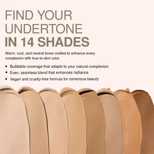 Miniatura 5 de Palladio Crema CC de Corrección de Color de Cobertura Completa, Sin Aceite con Péptidos y Vitamina C, Base de Cobertura Ajustable