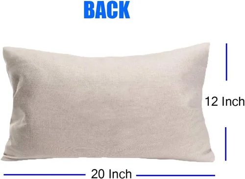 Miniatura 2 de Fukeen Funda de almohada lumbar geométrica de algodón y lino para decoración del hogar, sala de estar, funda de almohada decorativa triangular