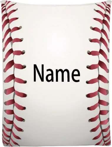 Miniatura 15 de Manta personalizada de béisbol para sofá, manta personalizada con nombre, manta ligera de felpa mullida de 60 x 50 pulgadas, para adolescentes