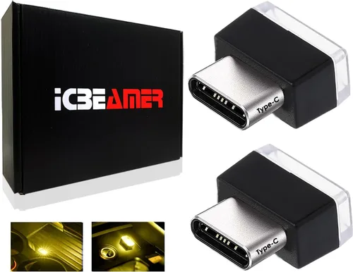 Miniatura 49 de ICBEAMER Smart USB 1-Paquete (Azul) Luz de Noche LED Automática Plug-in Miniatura para Coche, Van, Pickup, Camión, Interior, Maletero, Iluminación