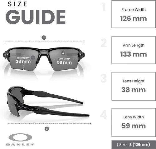 Miniatura 4 de Oakley Flak 2.0 XL OO9188 - Gafas de sol para hombre + correa + kit de cuidado de diseñador iWear