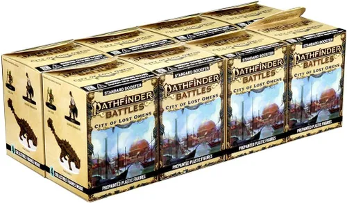 Miniatura 3 de WizKids Pathfinder Battles: City of Lost Omens Premium Set: Dragones rojos y negros adultos