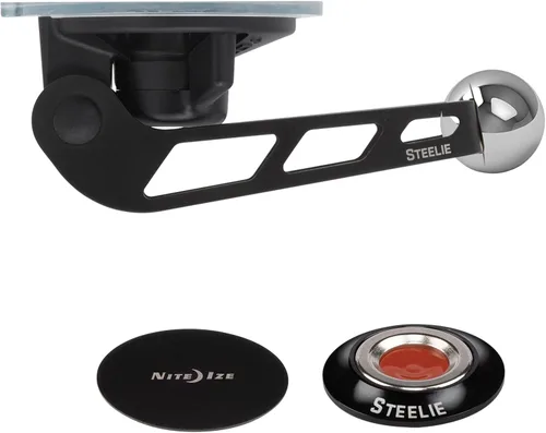 Miniatura 2 de Nite Ize Steelie Kit de parabrisas – Soporte magnético para teléfono celular para accesorios de coche – Soporte resistente para parabrisas de coche