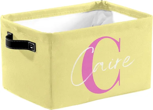 Miniatura 36 de Cesta de regalo personalizada con nombre, caja de juguetes de almacenamiento personalizada para niños, organizador de cubos de almacenamiento