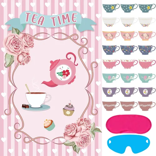 Miniatura 13 de Juego de fiesta de Hooqict Pin The Hat On The Cat para gatos, juegos de fiesta de cumpleaños de gato para niños, suministros de fiesta de cumpleaños
