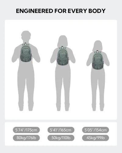 Miniatura 6 de WATERFLY Mochila de Senderismo Pequeña de 12L: Mochila de Día Bolsa de Viaje Ligera Camping Fitness Ciclismo Deportes al Aire Libre Mochila Diaria