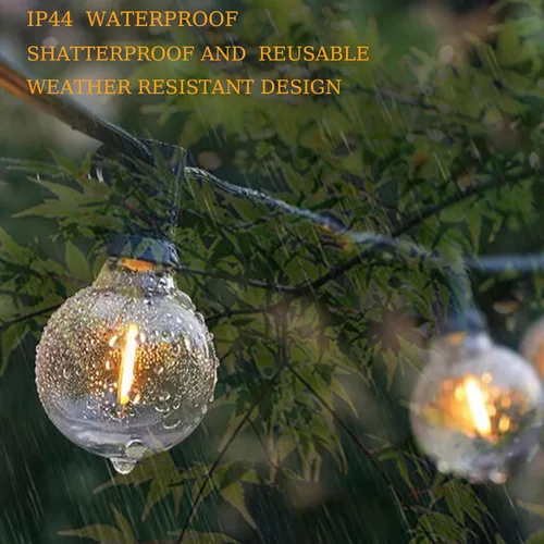 Miniatura 4 de Bombillas LED G40 de repuesto, bombilla LED de plástico transparente de 1 W, se adapta a enchufes de base de tornillo de candelabro E12 C7