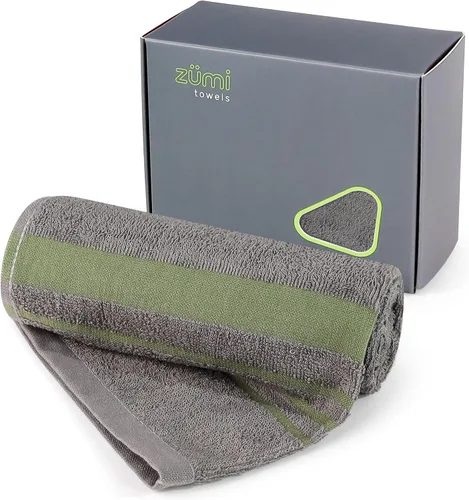 Zumi MINI - Toalla de viaje de campamento 100% algodón, pequeña, ultraligera, de secado rápido, altamente absorbente, suave y suave para la piel,
