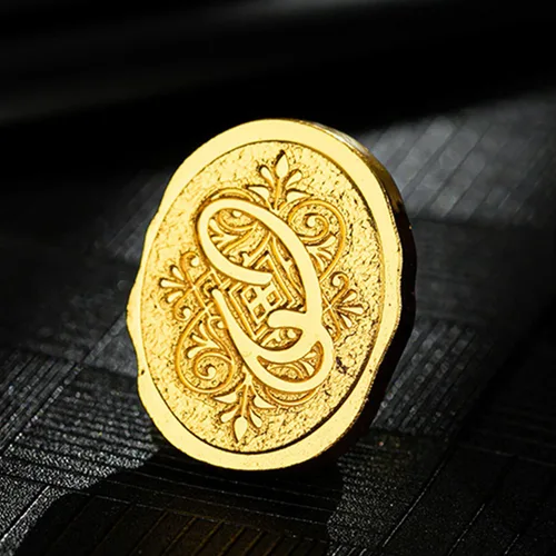 Miniatura 3 de Sello de cera con letra inicial del alfabeto G, sello de cera de sellado de letras vintage con cabeza de latón extraíble y mango de madera