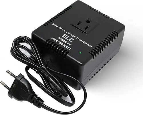 Miniatura 9 de ELC Convertidor de voltaje de 200 vatios, descendente, convertidor de energía de viaje de 220 V a 110 V/240 V a 120 V, para alisadora de pelo