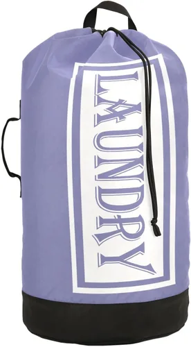 Miniatura 13 de Bolsa de lavandería de viaje de nailon amarillo limón para equipaje sucio resistente organizador de ropa sucia con cierre de cordón y correas