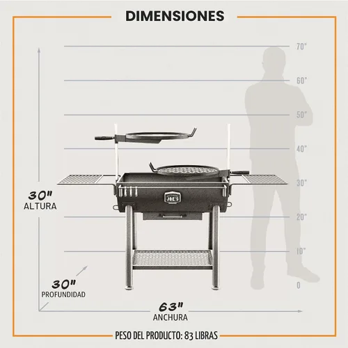 Miniatura 5 de Char-Broil Oklahoma Joe's Serie Firecraft Parrilla de Carbón Tipo Barril - 23302166