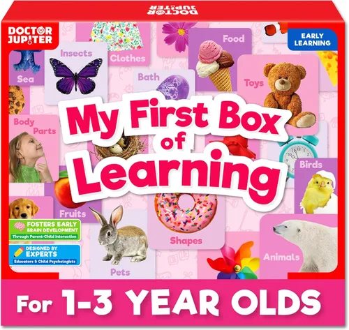 Doctor Jupiter Mi Primera Caja de Aprendizaje | Juguetes para Niños Pequeños de 1-2-3 años | Actividades de Aprendizaje y Educación para Niñas de 1+