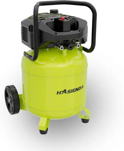 Miniatura 9 de Compresor de aire de 12 galones para taller, 150 PSI máx, compresor vertical sin aceite para garaje y hogar, con un motor sin escobillas de larga