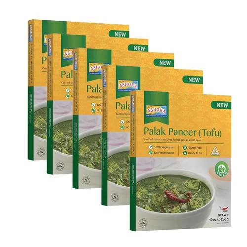 Miniatura 24 de Ashoka Comidas indias tradicionales 1932, curry de verduras mixtas veganas, platos principales listos para comer para microondas, Shahi Navratan