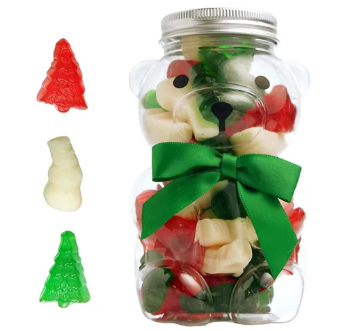 Miniatura 14 de Bear Necessities Osos Gominosos en Frasco de Oso - Lindo Lazo, Caramelos Gomosos Envasados a Mano, Regalo - Elaborados y Hechos en los EE. UU.