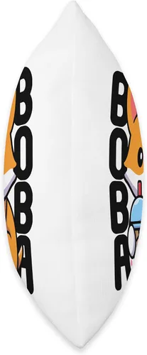 Miniatura 2 de Adorable Corgi Doggy Furry Mammals Pedigree Canine Kawaii Boba Dog Corgi Drink Lindo Anime Bubble Tea - Almohada de corazón, 16 x 16 pulgadas