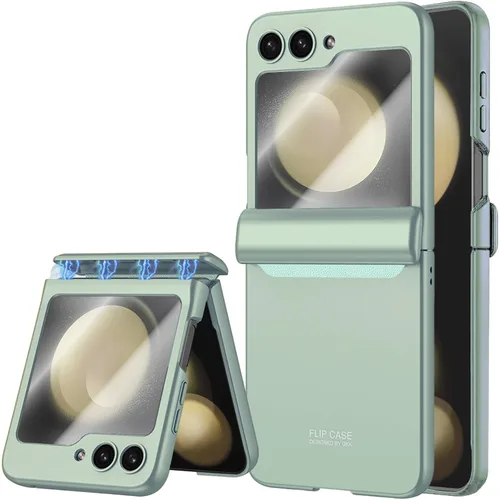 Miniatura 13 de STORMTAL Funda protectora delgada para Samsung Galaxy Z Flip 5, protección de bisagra, protector de pantalla integrado, carga inalámbrica, a prueba