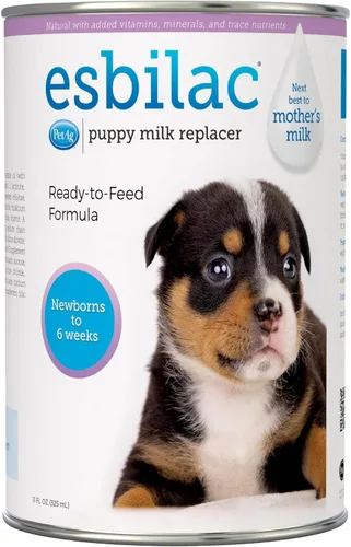 PetAg Esbilac Sustituto de Leche para Cachorros Líquido - 11 oz - Fórmula Lista para Alimentar para Cachorros con Vitaminas para Cachorros Recién