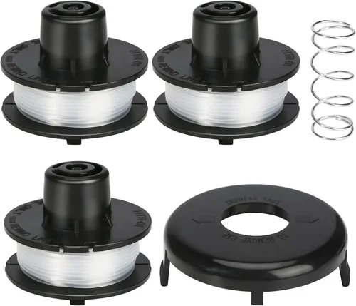 THTEN 88175 - Carrete de recortadora de 30 pies y 0.065 pulgadas, compatible con Toro 51256, 51301, 51302, 51303, 51304, 51305, carrete de repuesto