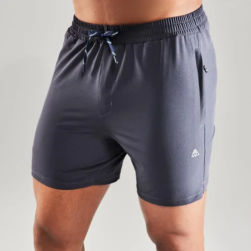 Miniatura 4 de Haimont Pantalones cortos de senderismo de secado rápido para hombre de 5 pulgadas con bolsillos con cremallera, UPF50+ ligeros resistentes al agua