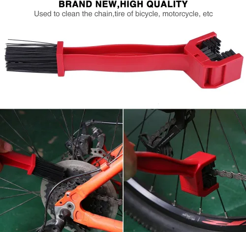 Miniatura 2 de Fydun Herramienta de limpieza de cadena de motocicleta, herramienta de limpieza de cadena de motocicleta, herramienta de cepillo de bielas multiusos