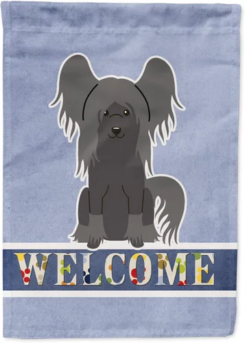 Miniatura 270 de Caroline's Treasures BB5622GF Airedale - Bandera de bienvenida para jardín, bandera decorativa para patio, exteriores, patio, parterres