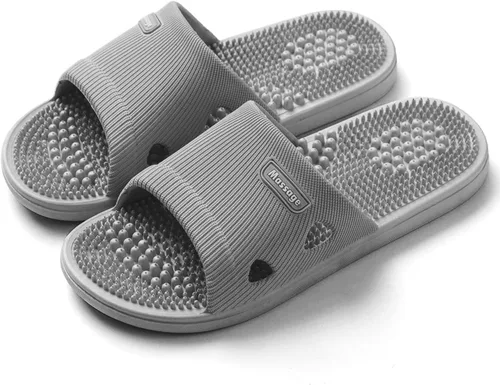 Miniatura 7 de Pantuflas de Masaje de Acupresión para Fascitis Plantar para Mujeres Pantuflas de Acupuntura Artritis Neuropatía Alivio del Dolor Sandalias