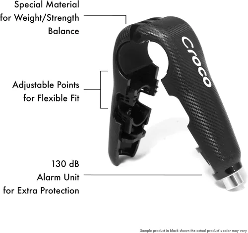 Miniatura 5 de Blackstone Bloqueo de agarre de alarma con alarma de 130 db impermeable Scooter E-Bike Motocicleta Mango de seguridad antirrobo Cerradura de agarre