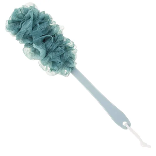 Miniatura 3 de Esponja de malla de nailon suave para ducha, esponja de malla de nailon suave para ducha, esponja en un palo para hombres y mujeres, exfoliante