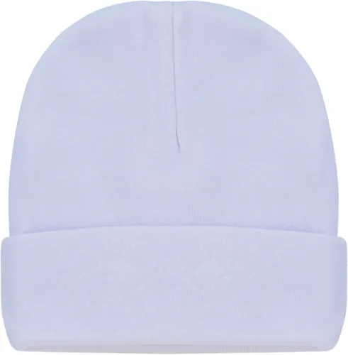 Miniatura 6 de ToBeInStyle Paquete de 3, 5 o 6 gorros cómodos de algodón de doble capa para bebés recién nacidos