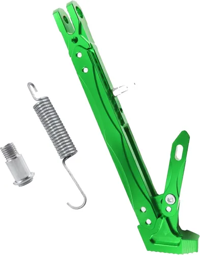 Miniatura 18 de Caballete de motocicleta universal ajustable con soporte lateral para pie, caballete de estacionamiento para motocicleta eléctrica, soporte lateral