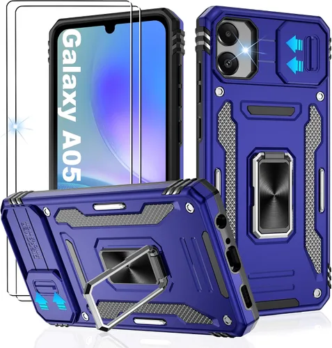 Miniatura 253 de Gritup para Samsung Galaxy S22 Funda con protectores de pantalla HD de 2 paquetes y cubierta deslizante para la cámara, protección contra caídas