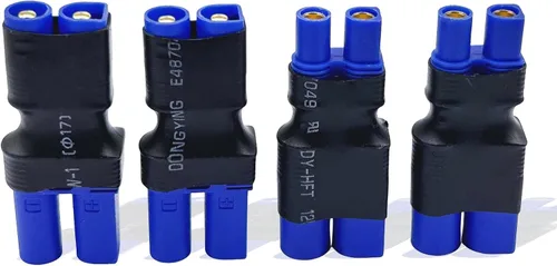 Miniatura 3 de Adaptador de conector hembra macho EC3 a EC5 para conectores de batería RC Lipo