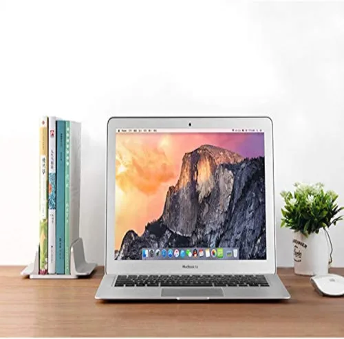Miniatura 7 de Soporte vertical ajustable para laptop, soporte de escritorio ajustable para laptop, tamaño base ajustable compatible con portátiles