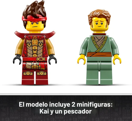 Miniatura 5 de LEGO NINJAGO - Juego de construcción de The Fire Knight Mech - Kit de modelo con minifigura Kai de Legends Monstrosity - Decoración de habitación
