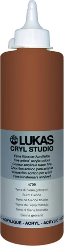 Miniatura 72 de Lukas CRYL Studio Artist - Pintura acrílica para artistas, Alizarín Carmesí, tubo de 125 ml - Pinturas acrílicas de alto pigmento para pintura
